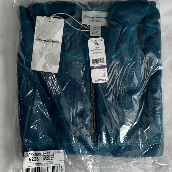 Tommy Bahama Big and Tall - Bahama Blitz Half Zip BT - Picture 1 of 3